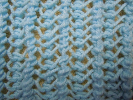 lacy openwork knitting pattern